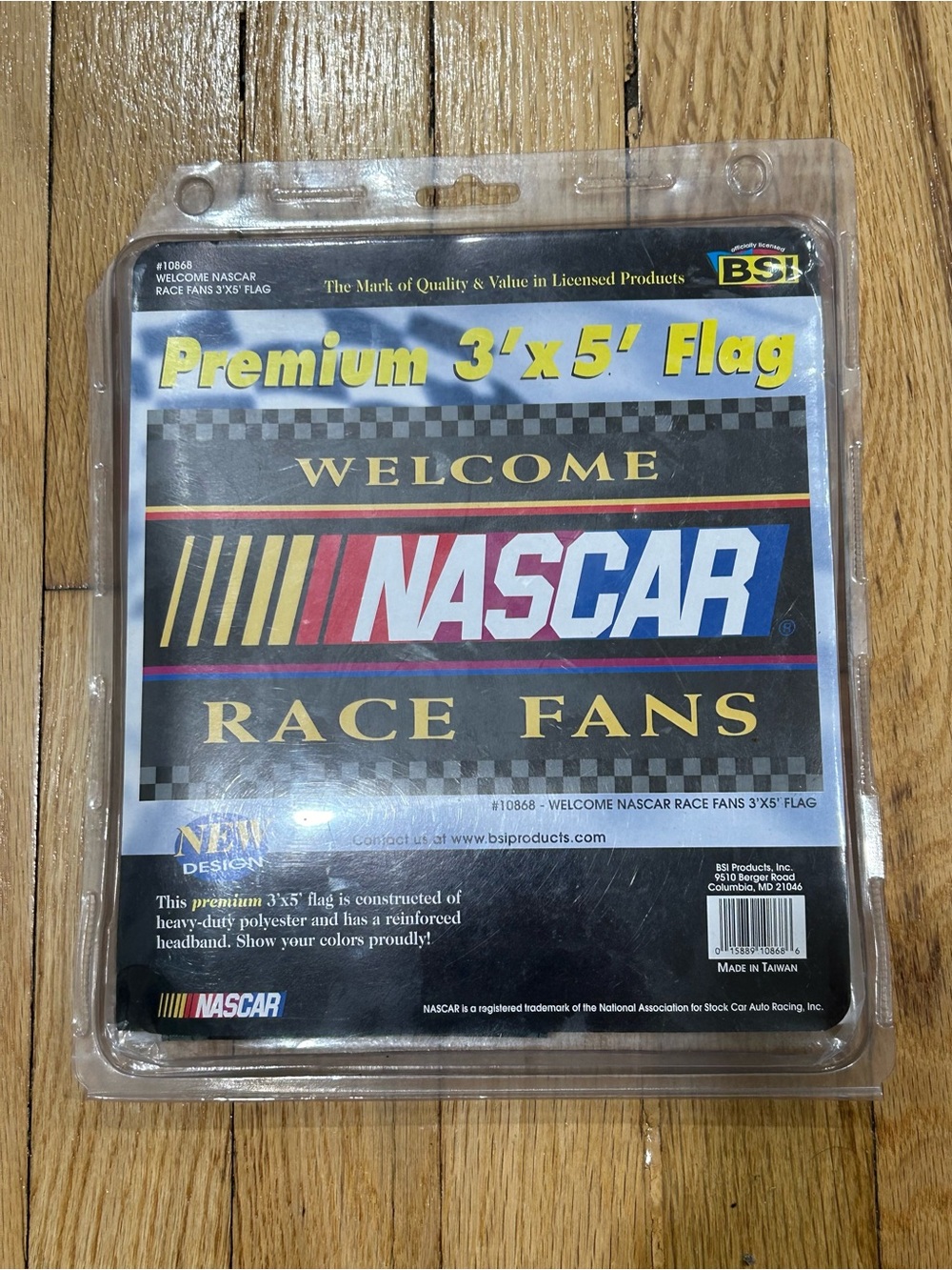 Welcome Nascar Race Fans Premium 3’x5’ Flag Banner BSI Products